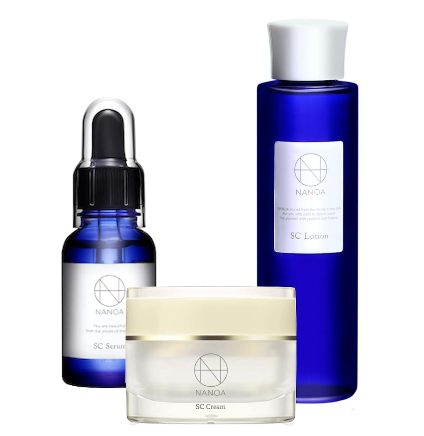 スキンケアセット（化粧水・クリーム・美容液）単品