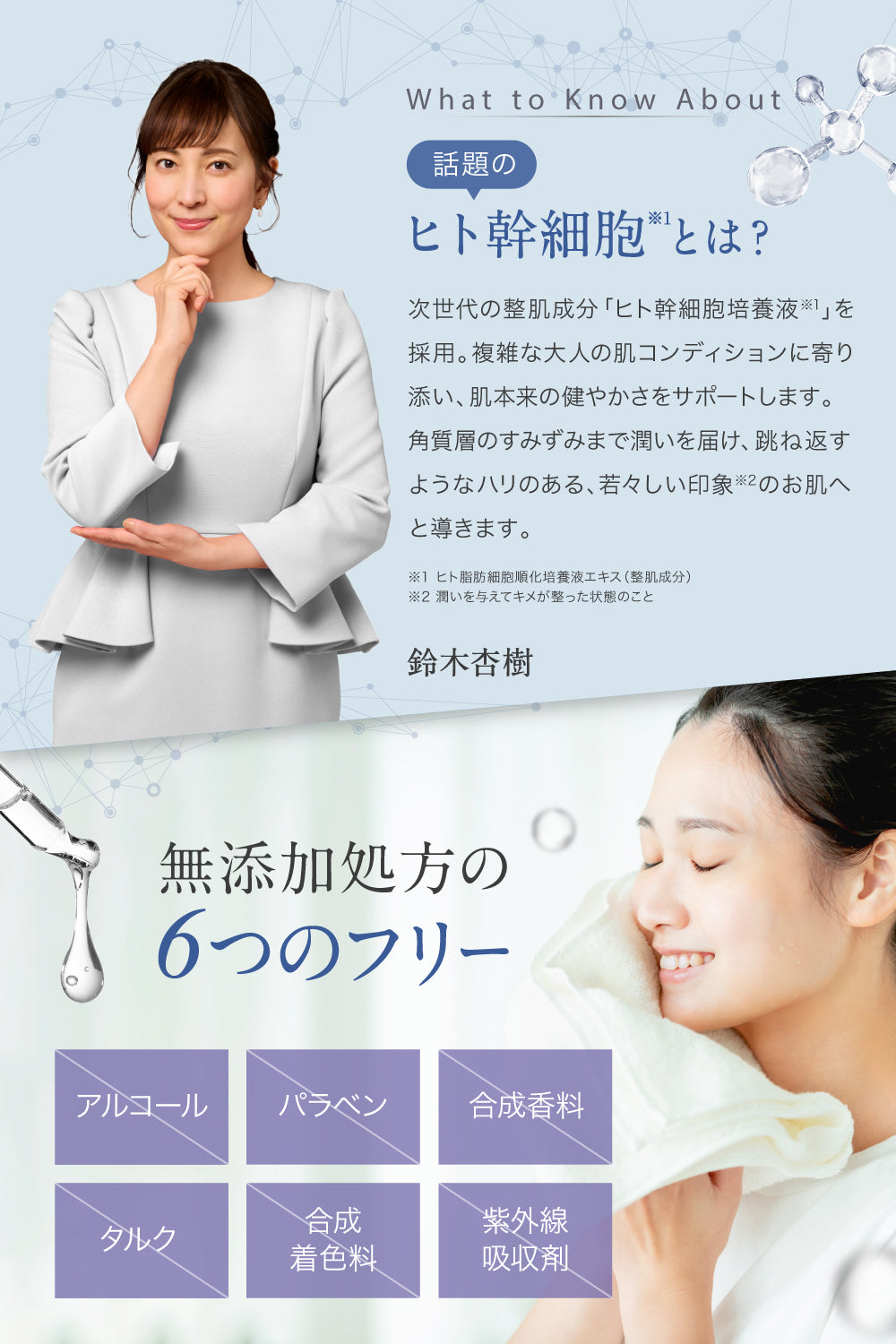 スキンケアセット（化粧水・クリーム・美容液）